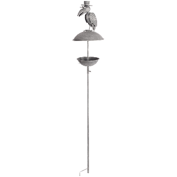 VogelFutterPlatz Vogel ArtFerro, Metall, 21,5x21,5x133 cm