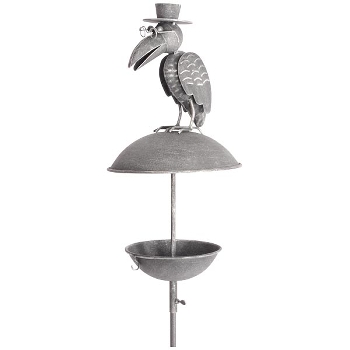 VogelFutterPlatz Vogel ArtFerro, Metall, 21,5x21,5x133 cm