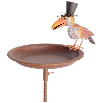 VogelFutterPlatz Vogel ArtFerro, Metall, 22x19,5x127 cm