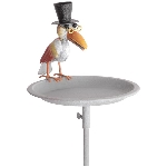 VogelFutterPlatz Vogel ArtFerro, Metall, 22x19,5x127 cm