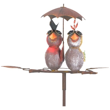 GartenStecker Vogel ArtFerro, Metall, 34x14,5x133 cm