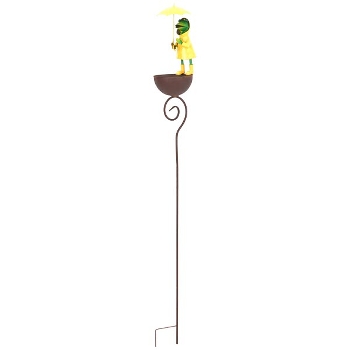 GartenStecker Frosch ArtFerro, Metall, 17x14x131 cm