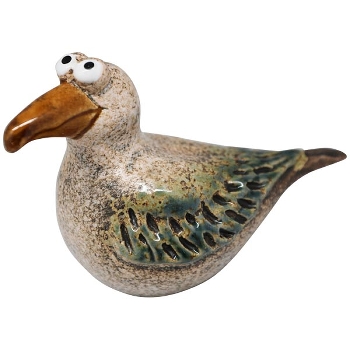 Möwe Océan, weiß, Stoneware, 12x6,7x9,3 cm