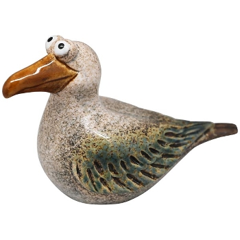 Möwe Océan, weiß, Stoneware, 17,8x9,2x12,7 cm