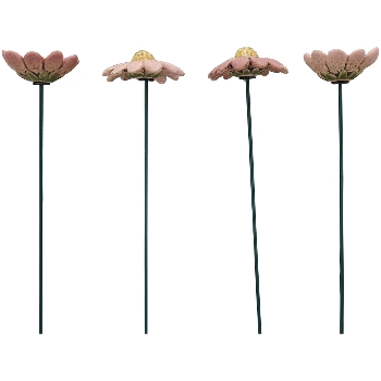 BlumenStecker Marta, rosa, Stoneware, 7,9x7,9x44cm