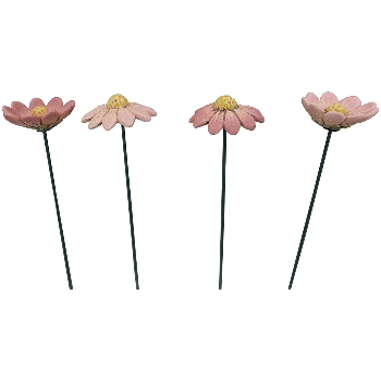 BlumenStecker Marta, rosa, Stoneware, 7,9x7,9x44cm