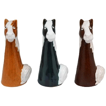 ZaunHocker Pferd Marta, Stoneware, 9,1x8,4x17,8 cm