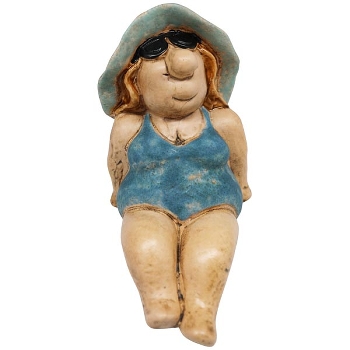 BadeFrau Océan, Stoneware, 16,4x9,9x13,4 cm
