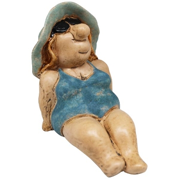 BadeFrau Océan, Stoneware, 16,4x9,9x13,4 cm