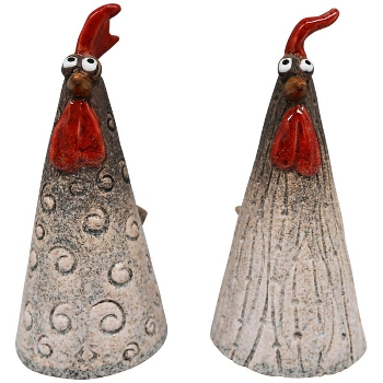 ZaunHocker Huhn Marta, Stoneware, 9x7,3x16,1 cm