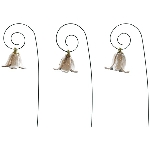 BlumenStecker Marta, weiß, Stoneware, 5,3x5,3x42 cm