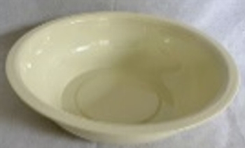 Schale SilO, creme, Metall, 32x32x8,5 cm