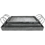 TablettSet/3 Junker, zink, Metall, 20x9,5x5,5 cm, 23x13x5,5 cm