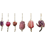 BlumenHänger LesFleurs, lila/pink, Metall, 3x0,5x11 cm, 6x0,5x11 cm