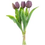 Tulpen Bund ArtificialNature, lila, 36 cm