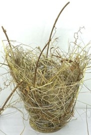 Nest Willow, natur, Rattan, 12x20 cm