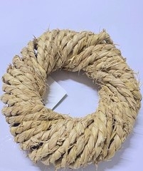 Kranz Willow, natur, Rattan, 38x38x8 cm