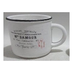 PflanzTasse DUR, weiß, Zement, 17,5x13x12 cm