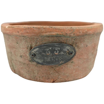 Topf moola, terra, Keramik, 18,5x18,5x8 cm