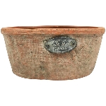 Topf moola, terra, Keramik, 24x14x10,5 cm