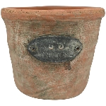 Topf moola, terra, Keramik, 13x13x10,5 cm