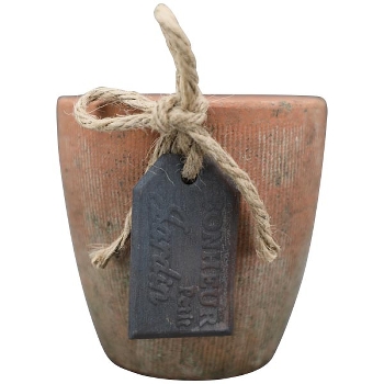 Topf moola, terra, Keramik, 10x10x10 cm