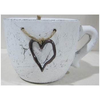 PflanzTasse DUR, Keramik, 17x14x10,7 cm