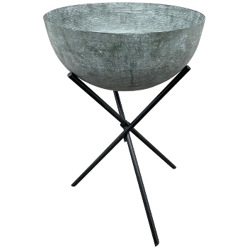 Schale Dowse, Metal, 35x35x50 cm