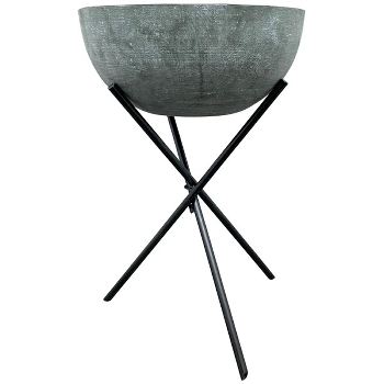 Schale Dowse, Metal, 35x35x50 cm