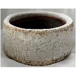 Topf Valo, creme, Terrakotta, 17,5x17,5x8 cm