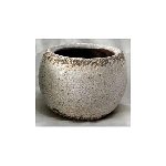 Topf Valo, creme, Terrakotta, 15x15x11,5 cm