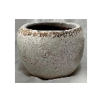 Topf Valo, creme, Terrakotta, 18x18x13 cm