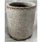 Topf Valo, creme, Terrakotta, 15,5x15,5x19 cm