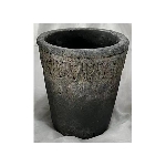 Topf Valo, anthrazit, Zement, 15,5x15,5x14,5 cm