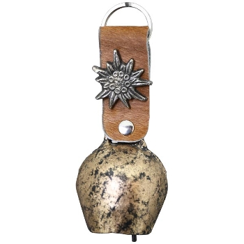 Glocke Dost, gold, Metall, 7x3x6 cm