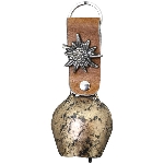 Glocke Dost, gold, Metall, 7x3x6 cm