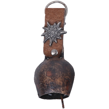Glocke Dost, gold, Metall, 7x3x6 cm