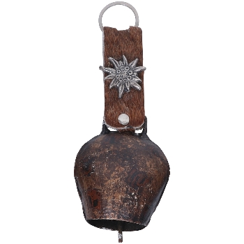 Glocke Dost, gold, Metall, 10x4x7 cm