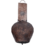 Glocke Dost, gold, Metall, 13x6x10 cm