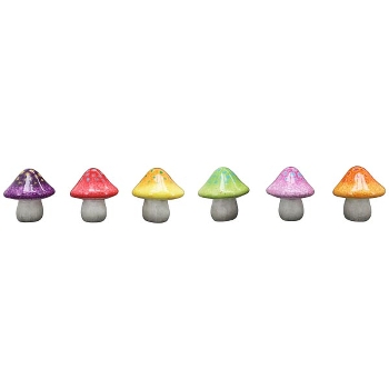 Pilz Lilian, bunt, Keramik, 10,5x9,5x12 cm