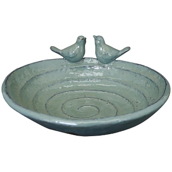 Teller mit Vögeln Ecolo, Stoneware, 33x30x11 cm