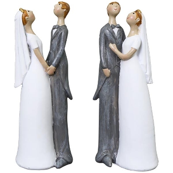 HochzeitsPaar Sannie, Polyresin, 5,5x5x15 cm
