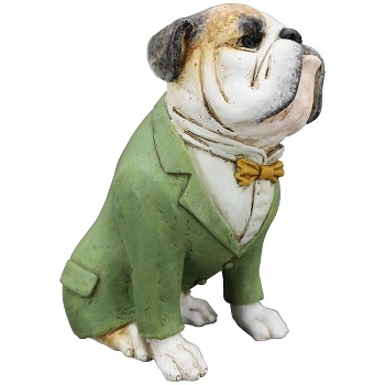 BullDogge Hilda, Polyresin, 22x12x23 cm