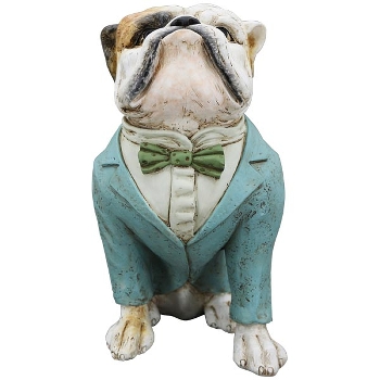 BullDogge Hilda, Polyresin, 28,5x18x32 cm