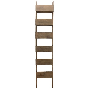 Regal TIMBA, Holz, 34,5x12x170 cm