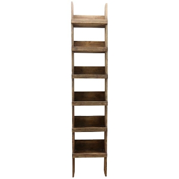 Regal TIMBA, Holz, 34,5x12x170 cm