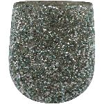 Windlicht Fancy, silber, Glas, 16x16x17 cm