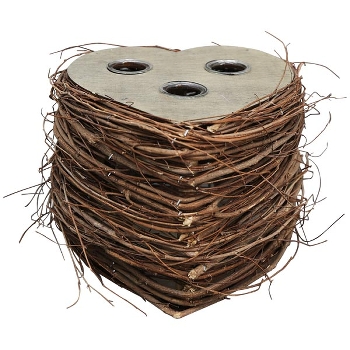 Kerzenhalter Willow, natur, Ulmenzweige, 18x16x10 cm