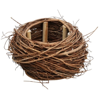 Pflanzkorb Willow, natur, Ulmenzweige, 15,5x15,5x11 cm