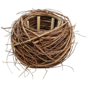 Pflanzkorb Willow, natur, Ulmenzweige, 22x22x13,5 cm